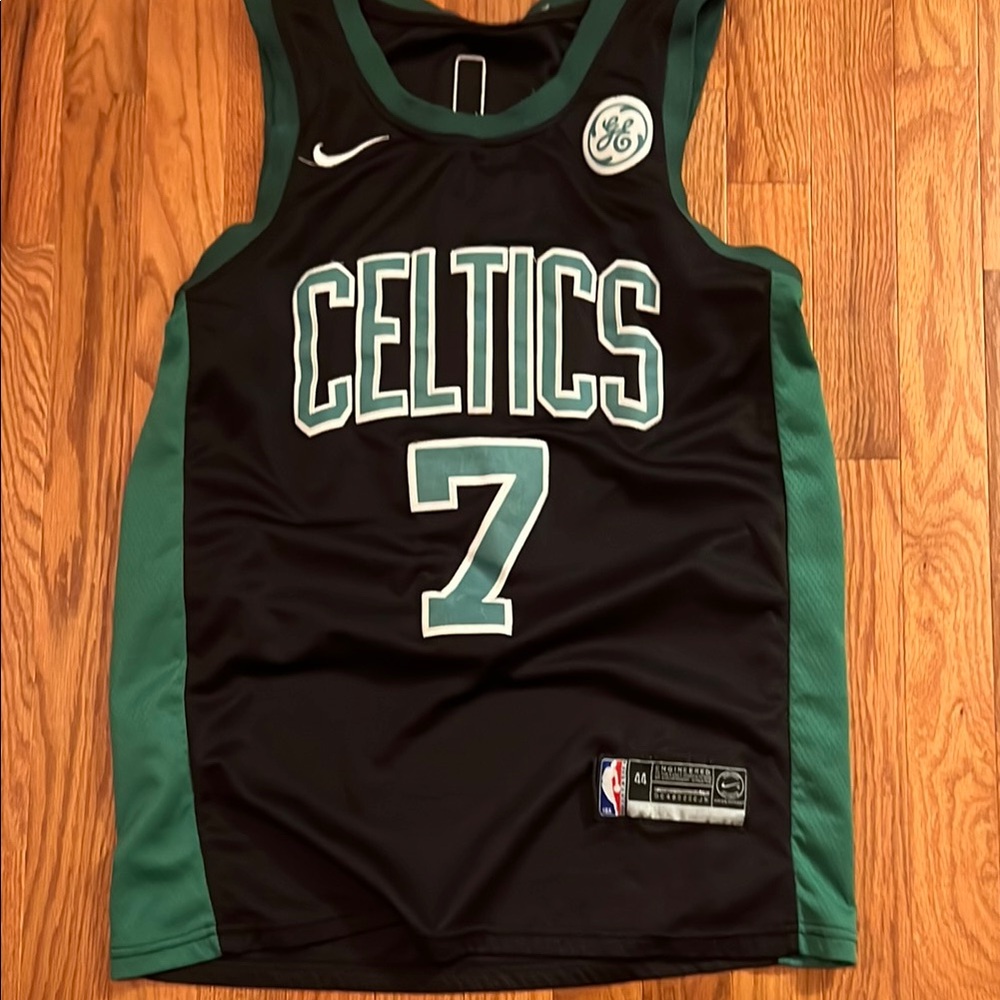 Nike Black and Green Celtics Jersey